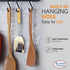 Alpine Cuisine Spatula with Wood Handle, 10-Inches Chrome Heat Resistant Kitchen Spatula for Cooking
