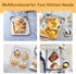 TeamFar Toaster Oven Tray and Rack Set, 9.3’’ x 7’’ x 1’’, Stainless Steel Non Toxic & Healthy, Easy Clean