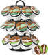 K Cup Holder, Coffee Pod Organizer Carousel for Keurig, Holds 27 Pods, 360-Degree Rotating, Sturdy Metal (Black)
