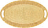 Alisveristime 2-Person Zamac Serving Tray - Turkish Ottoman Inspired, Authentic Ellipse Design in Gold, Silver, Antique
