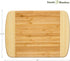 Totally Bamboo Hana Cutting Board – 10" x 7" Small Bamboo Prep Board, Lightweight & Durable