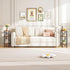 3-Tier BF246BZ01N1 HOOBRO Narrow Side Table, Slim End Table No Tools Needed, Twist-On Assembly, Skinny Nightstand Sofa