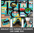 5x7 Car Rug Play Mat - Kids Play Rugs City Life Road Map Rug Feet Large Educational Traffic Track Car Mat for Kids Toy