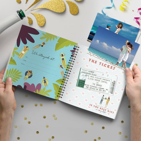 Honeymoon Travel Journal, Record-Book Trip Together, Save All Experiences in This Memory Album, Just Married Gift