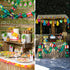 KESOTE 3 Pack Tropical Paper Flower Garland, 30FT Tissue Flower Banner for Hawaiian Summer Tiki Bar Party Decor