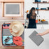FLASLD Heat Resistant Mat, 12"X18", Fireproof Silicone Mats for Air Fryer, Countertop Protector, No-slip and Waterproof