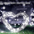 16 Pack IP68 7ft Olafus Fairy Lights Battery Operated, Waterproof Mini String Light, Small LED Bottle Light for Wedding