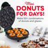 DASH Mini Donut Maker Machine for Kid-Friendly Breakfast, Snacks, Desserts & More with Non-stick Surface, Makes 7 Doughnuts - Aqua by DASH