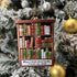 HolyHaHa 5" When I Think About Books, I Touch My Shelf, Funny Glass Blown Bookshelf Ornament, Gag Gifts for Readers