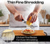 Handheld Cheese Grater & Cheese Shredder Stainless Steel, Rust-Proof, Non-Slip Handle, Durable Flat Grater
