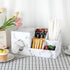 Sumnacon Square PU Tissue Box Cover, Stylish Leather Tissue Box Organizer for Bathroom, Living Room, and Office