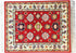 Set of 4 Rug Table Coasters - Oriental Design Fabric Carpet Drink Mats, Absorbent, Rectangular, Red Black Blue
