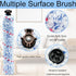 Replacement Parts for Bissell CrossWave 2024 Model 3888A, 4 Brush Rolls, 2 Filters, 1 Cleaning Brush