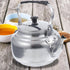 Baluue Metal Teapot, Whistling Water Jug, Stovetop Kettle, Aluminum Alloy Coffee Kettle, Wear-Resistant Kitchen