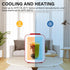 Simple Deluxe Portable Mini Fridge, 4L/6 Can Cooler and Warmer Compact Refrigerator for Skincare, Cosmetics, Beverage, Food, for Bedroom, Red