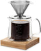 Brew To A Tea BTaT Pour Over Coffee Maker Set, Double Wall Glass, 16 oz, Drip Coffee Maker with Permanent Filter