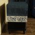 LAVSHOME Room(Blue,43.3" Lx15.7 Embroidered Nightstand Cover Cloth.Anti-Slip End Table Cover Cloth for Bedroom,Square