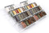 Clear Acrylic Spice Drawer Organizer, 4 Tier- 2 Set Expandable from 13" to 26" for Kitchen Spice Rack Tray