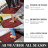 Yimobra Welcome Outdoor Front Door Mat, Heavy Duty Non-Slip, Rubber Backing, 29.5x17, Wine Red