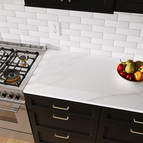 gasaré Extra Large Silicone Mat for Kitchen Counter, Heat Resistant Countertop Protector, Non-Slip, Easy to Clean, 25 x