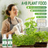 CONNOVA 800ML Hydroponic Nutrients, Hydroponic Plant Nutrients A and B, Universal A&B Indoor Plant Nutrients for Lush