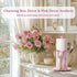 3D Pink Bow Paper Towel Holder Coutertop - Bow Accent Paper Towel Holder, Pink Kitchen Decor and Accessories, Coquette