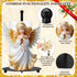 Countertop Shellwei Christmas Angel Paper Towel Holder with Round Base Christmas Bathroom Decor Xmas Gifts Rustic Angel