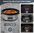 Slow Cooker Liners for 7-8 QT, Maywe Tanso Reusable & Leakproof Silicone Liner for Crock Pot, Dishwasher Safe