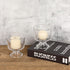 BSTKEY 6PCS Set 10 oz Glass Dessert Bowls/Cups, Cute Footed Dessert Bowls for Ice Cream Trifle Fruit Pudding Snack