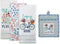 DII Kitchen Gift Set, Pot Holder & 3 Dish Towels, Enjoy The Ride, 4 Piece Collection