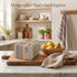 Set 6 20" X30 100% Urban Villa Kitchen Towels Harvest Stripes Dish Towels of Cotton Highly Absorbent Quick Drying Dish