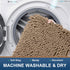 smiry Luxury Chenille Bath Rug, Extra Soft Shaggy Bathroom Mat, Non-Slip Plush Carpet Runner, Machine Washable