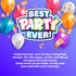 BEST PARTY EVER! Spincredible Candle, Reusable Singing Candle-Powered Spinning Cake Topper, Fits Any Size Cake