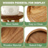 12.9x4cm Vaveren Small Wooden Riser Wooden Pedestal for Display Tray Display Riser for Entry Table Farmhouse Kitchen