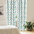 Ambesonne Cactus Window Curtains, Cartoon Prickle Plants in Pots, Lightweight 2-Panel Set with Rod Pocket, Teal Green