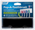 Camco Pop-A-Toothbrush, Hygienic Toothbrush Holder, Holds 4 toothbrushes, Black (57207)