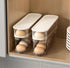 Auto Rolling Fridge Egg Organizer, Space Saving Eggs Dispenser for Refrigerator Storage, Home Egg Holder