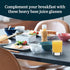Set 8, Set Libbey Fruit Juice Glasses, Heavy Base Glass Drinking Glasses of Breakfast Juice Cups, Everyday Clear