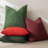 Pack 1 Decor,18x18 Inch MIULEE Textured Boucle Throw Pillow Cover Dark Green Accent Solid Lumbar Pillow Case Decorative