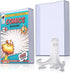 Comic Book Display Case Set, Include Comic Book Sleeves and Clear Plastic Easels, 7.6 x 10.7 Inch Magazine Protectors
