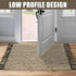 Collive Small Bathroom Rug, 2x3 Hand-Woven Low Profile Entryway Rug, Cotton Reversible Washable Decor