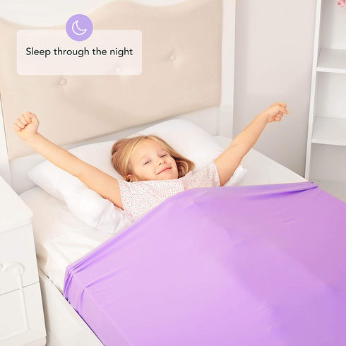 Sensory Compression Blanket | Spandex Bed Sheet for Kids & Adults | Deep Relaxing Feeling, Release Oxytocin | Helps