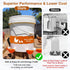 Carpower 2-5Gal 6ft 77 Thermostat Chicken Waterer Heater, Thermo Bucket Belt Heated Strap for Bucket Chicken Waterers