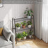 Kitsanery Plants,3 Metal Plant Stand Indoor Outdoor for Multiple Tier Plant Shelf,Large Heavy Duty Flower Holder Ladder