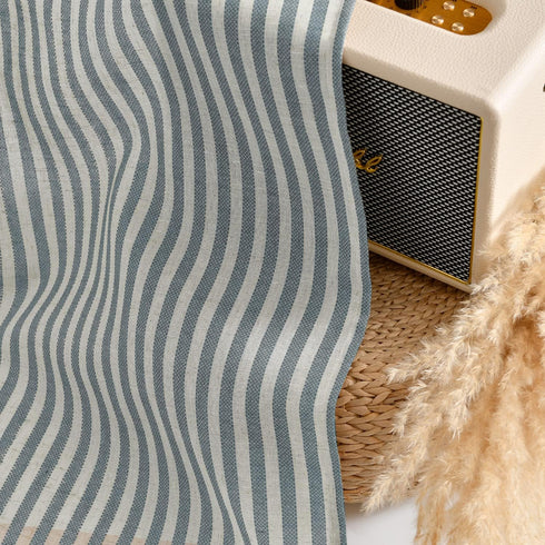 36 Inch 2 Vangao Stripe Farmhouse Kitchen Curtains Length Linen Cafe Curtains Tickingstripe Tier Drapes Pinstripe