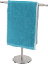Stainless Steel T-Shape Hand Towel Holder Stand for Bathroom Vanity Countertop, Brushed Nickel Towel Rack