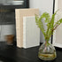 DECOR4SEASON Set 2, Decorative Faux Book Storage Boxes of Linen Fabric Textured Books, Off White, Modern Minimalist