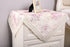 Country 24x24 inch Cotton Farmhouse Tablecloth,Flower Farmhouse Bedside Cover,Nightstand Table Cover, Style Table