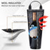 Tirrinia Insulated Wine Tote Carrier, Portable Single Wine Bottle Cooler Bag for Travel and Parties