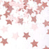 Pink White Rose-Gold Confetti, 300pcs Glitter Paper Twinkle Little Star Table Confetti for Party Decorations